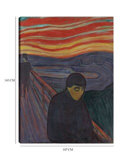 Foto 6 | Cuadro Decorativo - Desesperación (1894)- Edvard Munch - Fotografía - 107x143 - Impresión En Lienzo - Fine Art Tj