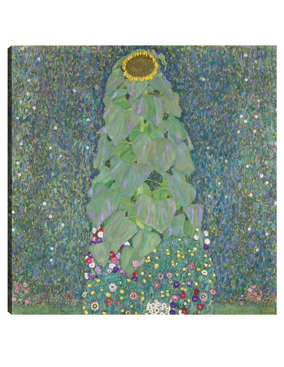 Foto 2 pulgar | Cuadro Decorativo - Girasoles (1883)- Gustav Klimt - Floral - 105x105 - Impresión En Lienzo - Fine Art Tj