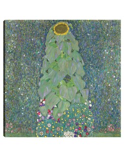 Foto 1 | Cuadro Decorativo - Girasoles (1883)- Gustav Klimt - Floral - 105x105 - Impresión En Lienzo - Fine Art Tj