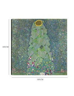 Foto 6 | Cuadro Decorativo - Girasoles (1883)- Gustav Klimt - Floral - 105x105 - Impresión En Lienzo - Fine Art Tj