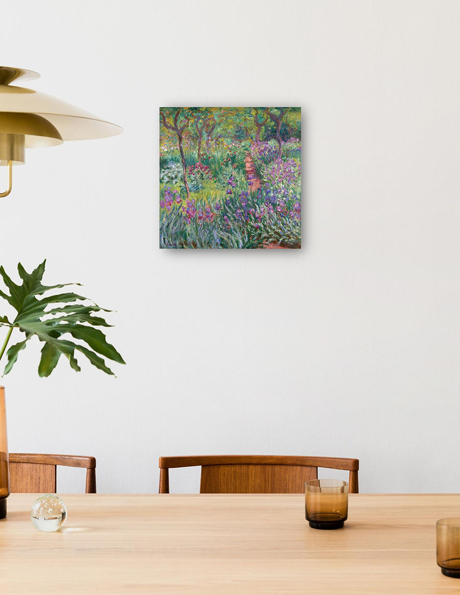 Foto 5 pulgar | Cuadro Decorativo - El Jardín Del Artista En Giverny (1900)- Claude Monet - Floral - 31x31 - Impresión En Lienzo