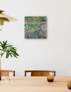 Foto 4 | Cuadro Decorativo - El Jardín Del Artista En Giverny (1900)- Claude Monet - Floral - 31x31 - Impresión En Lienzo