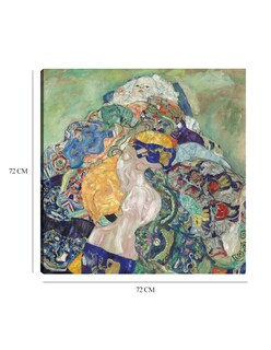 Foto 6 | Cuadro Decorativo - Bebé (cuna) (1917-1918)- Gustav Klimt - Abstracto - 72x72 - Impresión En Lienzo - Fine Art Tj