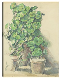 Foto 1 | Cuadro Decorativo - Geranios (1888-1890)- Paul Cézanne - Floral - 46x61 - Impresión En Lienzo - Fine Art Tj