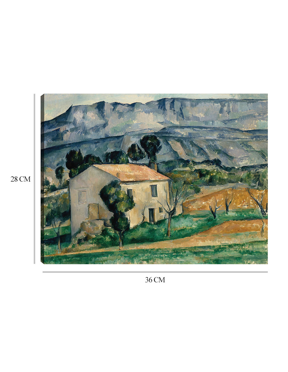 Foto 6 | Cuadro Decorativo - Casa En Provenza (1885)- Paul Cézanne - Religión - 28x36 - Impresión En Lienzo - Fine Art Tj
