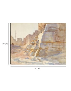 Foto 6 | Cuadro Decorativo - El Cairo (hacia 1891)- John Singer Sargent - Paisaje - 69x92 - Impresión En Lienzo - Fine Art Tj