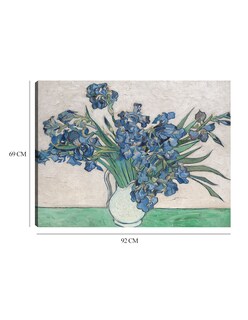 Foto 6 | Cuadro Decorativo - Iris 1890- Vincent Van Gogh - Religión - 69x92 - Impresión En Lienzo - Fine Art Tj