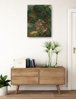 Foto 3 | Cuadro Decorativo - Jardín De Flores (1884)- Gustave Caillebotte - Paisaje - 46x61 - Impresión En Lienzo - Fine Art Tj