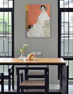 Foto 4 | Cuadro Decorativo - Fritza Riedler (1906)- Gustav Klimt - Fotografía - 77x102 - Impresión En Lienzo - Fine Art Tj