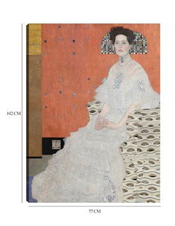 Foto 6 | Cuadro Decorativo - Fritza Riedler (1906)- Gustav Klimt - Fotografía - 77x102 - Impresión En Lienzo - Fine Art Tj