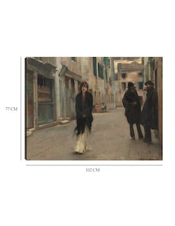 Foto 6 | Cuadro Decorativo - Calle En Venecia- John Singer Sargent - Religión - 77x102 - Impresión En Lienzo - Fine Art Tj