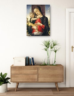 Foto 3 | Cuadro Decorativo - Virgen Y El Niño, C. 1475- Bartolomeo Vivarini - Religión - 69x92 - Impresión En Lienzo - Fine A