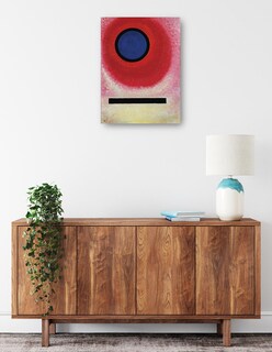 Foto 2 | Cuadro Decorativo - Círculo Azul Ii (1925)- Wassily Kandinsky - Abstracto - 28x36 - Impresión En Lienzo - Fine Art Tj