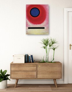 Foto 3 | Cuadro Decorativo - Círculo Azul Ii (1925)- Wassily Kandinsky - Abstracto - 28x36 - Impresión En Lienzo - Fine Art Tj