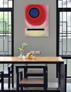 Foto 4 | Cuadro Decorativo - Círculo Azul Ii (1925)- Wassily Kandinsky - Abstracto - 28x36 - Impresión En Lienzo - Fine Art Tj