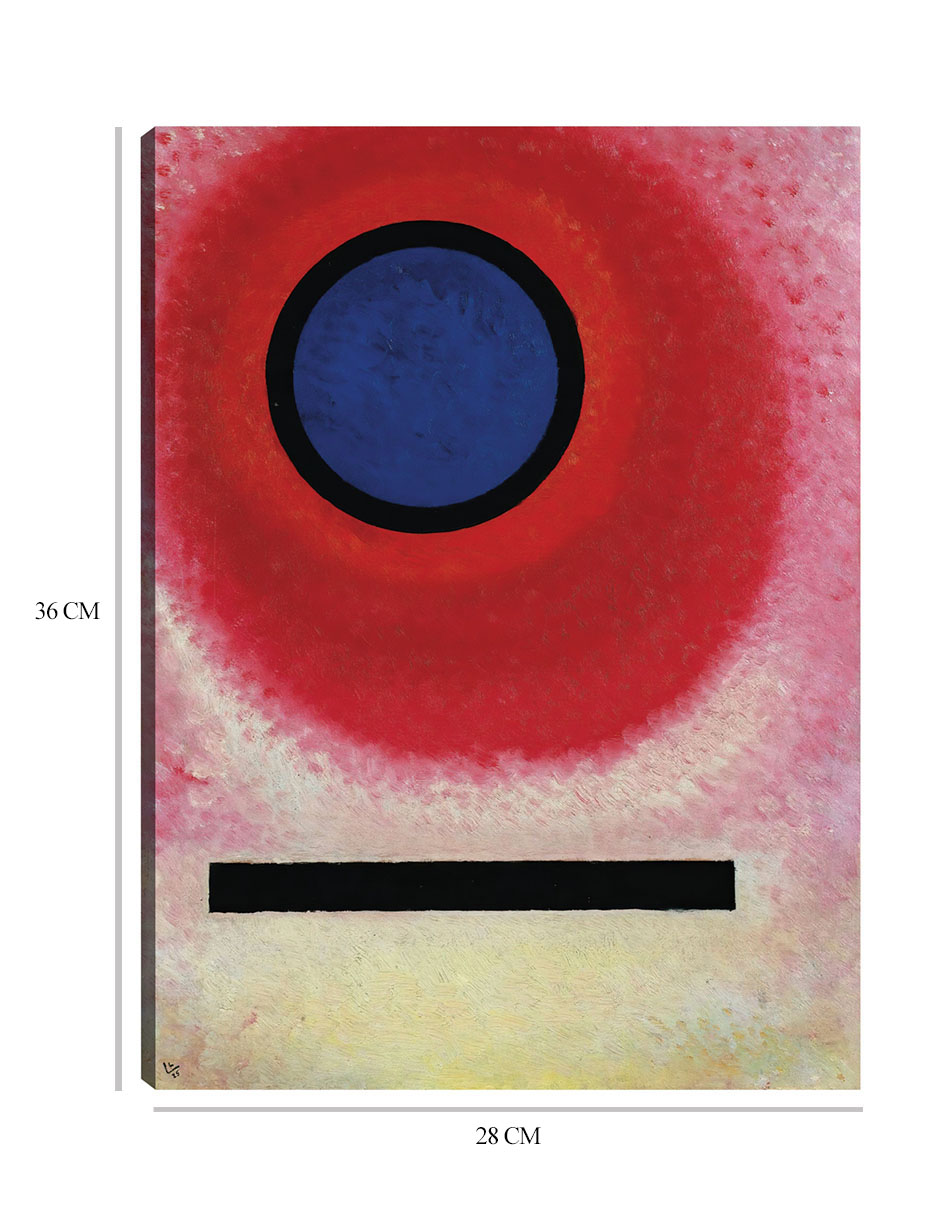 Foto 7 pulgar | Cuadro Decorativo - Círculo Azul Ii (1925)- Wassily Kandinsky - Abstracto - 28x36 - Impresión En Lienzo - Fine Art Tj