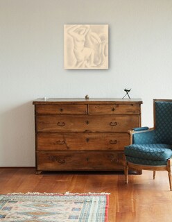 Foto 3 | Cuadro Decorativo - La Mañana (1929)- Mikuláš Galanda - Fotografía - 72x72 - Impresión En Lienzo - Fine Art Tj