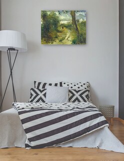 Foto 3 | Cuadro Decorativo - Paisaje Entre Tormentas- Pierre-auguste Renoir - Religión - 28x36 - Impresión En Lienzo - Fine Ar