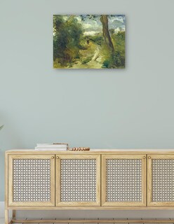 Foto 4 | Cuadro Decorativo - Paisaje Entre Tormentas- Pierre-auguste Renoir - Religión - 28x36 - Impresión En Lienzo - Fine Ar