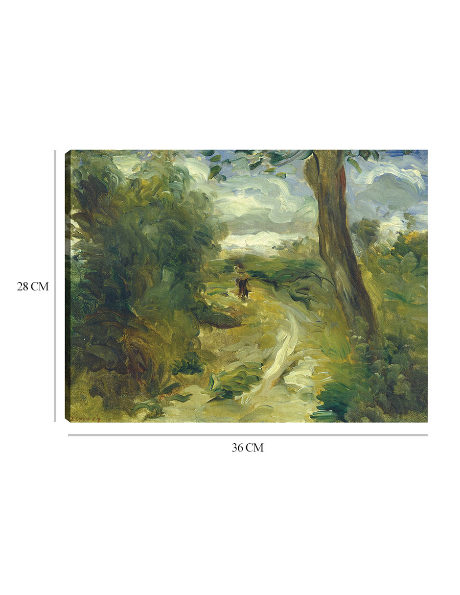 Foto 7 pulgar | Cuadro Decorativo - Paisaje Entre Tormentas- Pierre-auguste Renoir - Religión - 28x36 - Impresión En Lienzo - Fine Ar