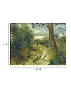 Foto 6 | Cuadro Decorativo - Paisaje Entre Tormentas- Pierre-auguste Renoir - Religión - 28x36 - Impresión En Lienzo - Fine Ar