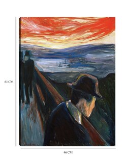Foto 6 | Cuadro Decorativo - Desesperación (1892)- Edvard Munch - Paisaje - 46x61 - Impresión En Lienzo - Fine Art Tj