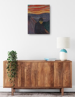Foto 2 | Cuadro Decorativo - Desesperación (1894)- Edvard Munch - Fotografía - 28x36 - Impresión En Lienzo - Fine Art Tj