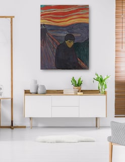 Foto 5 | Cuadro Decorativo - Desesperación (1894)- Edvard Munch - Fotografía - 28x36 - Impresión En Lienzo - Fine Art Tj