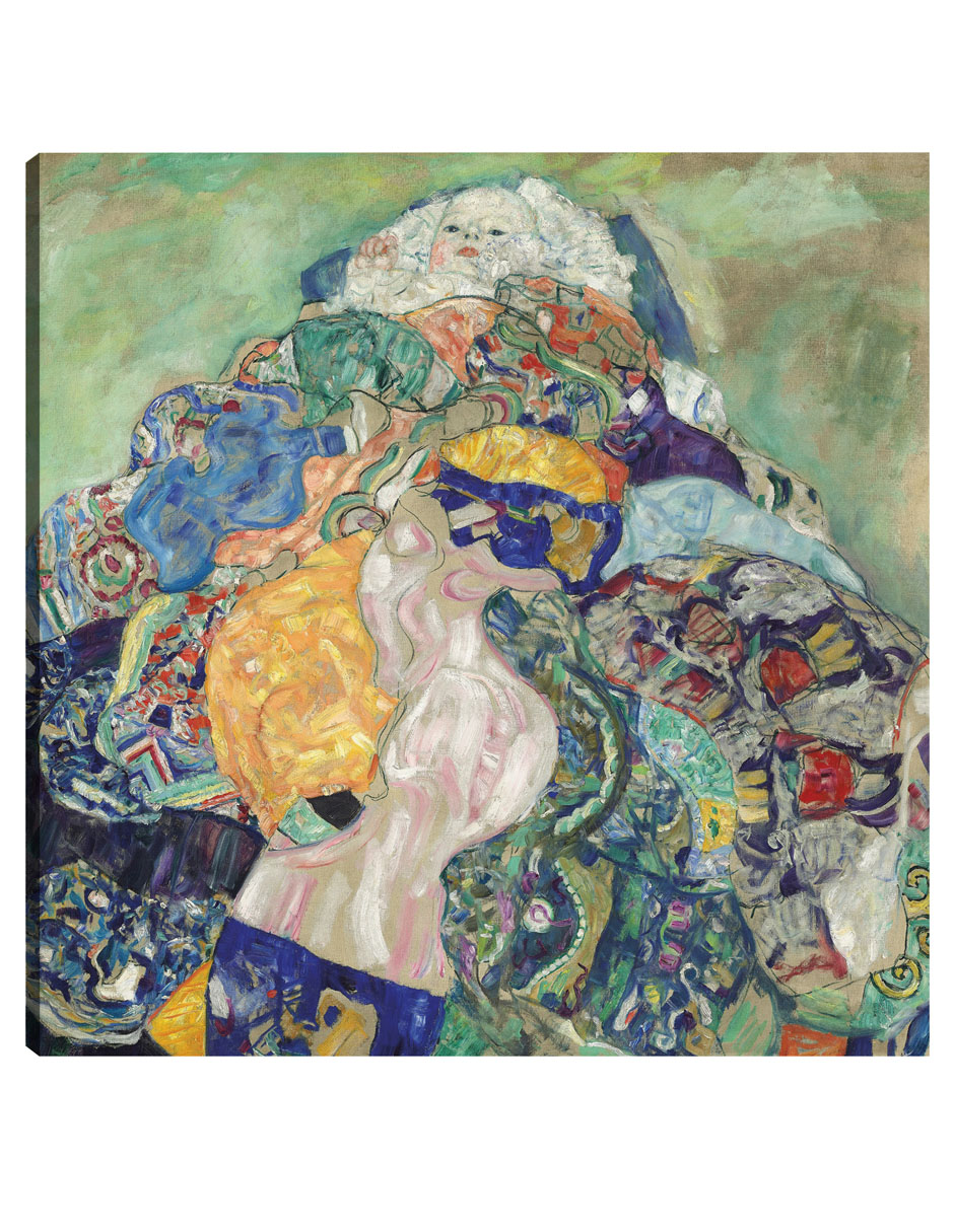 Foto 2 pulgar | Cuadro Decorativo - Bebé (cuna) (1917-1918)- Gustav Klimt - Abstracto - 89x89 - Impresión En Lienzo - Fine Art Tj