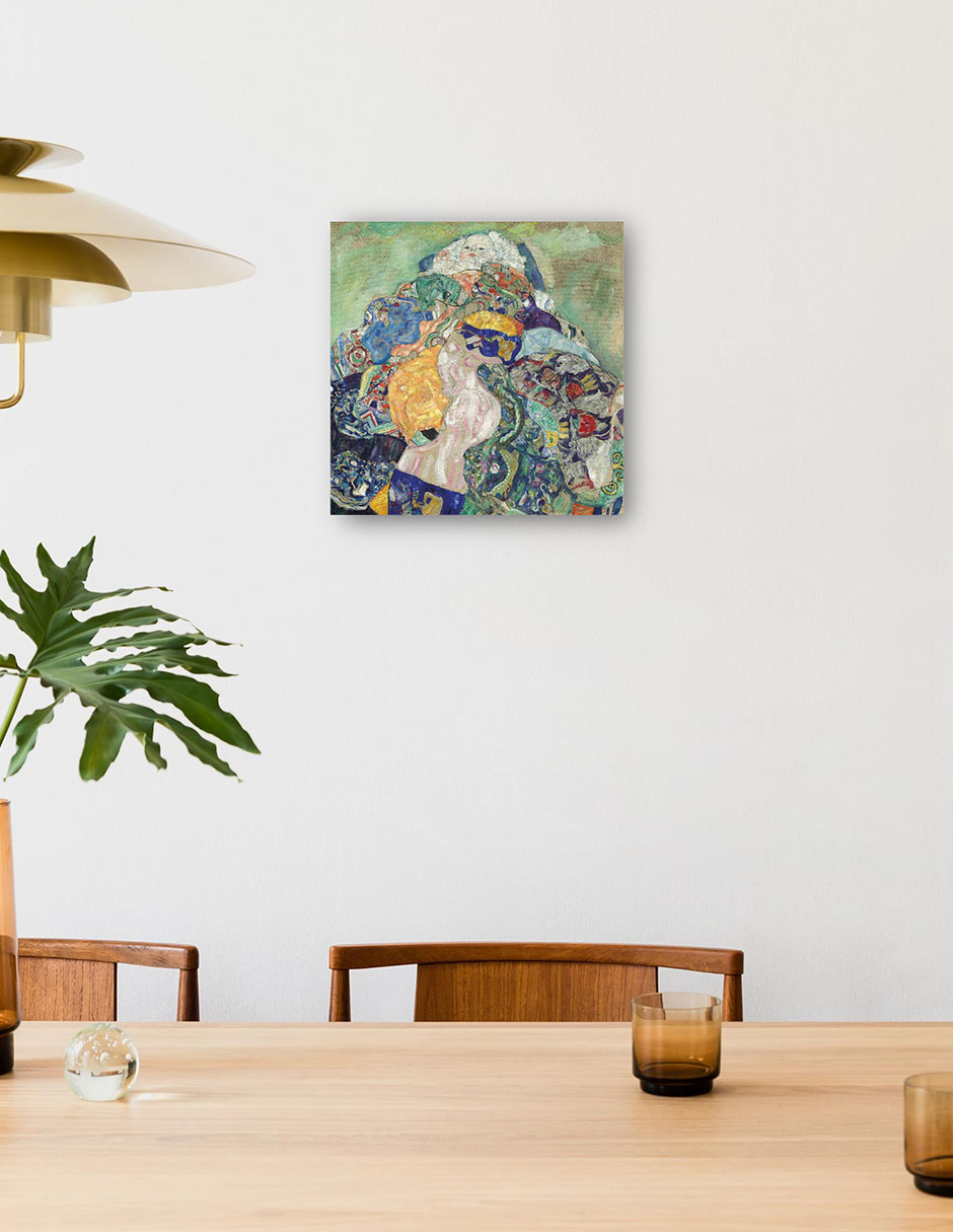 Foto 4 | Cuadro Decorativo - Bebé (cuna) (1917-1918)- Gustav Klimt - Abstracto - 89x89 - Impresión En Lienzo - Fine Art Tj