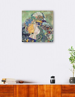 Foto 5 | Cuadro Decorativo - Bebé (cuna) (1917-1918)- Gustav Klimt - Abstracto - 89x89 - Impresión En Lienzo - Fine Art Tj