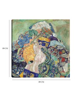 Foto 6 | Cuadro Decorativo - Bebé (cuna) (1917-1918)- Gustav Klimt - Abstracto - 89x89 - Impresión En Lienzo - Fine Art Tj