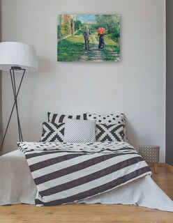 Foto 3 | Cuadro Decorativo - Camino Montant (1881)- Gustave Caillebotte - Religión - 69x92 - Impresión En Lienzo - Fine Art Tj