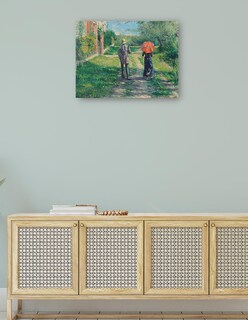 Foto 4 | Cuadro Decorativo - Camino Montant (1881)- Gustave Caillebotte - Religión - 69x92 - Impresión En Lienzo - Fine Art Tj