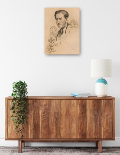 Foto 2 | Cuadro Decorativo - Walt Disney (1938)- Samuel Johnson Woolf - Fotografía - 28x36 - Impresión En Lienzo - Fine Art Tj