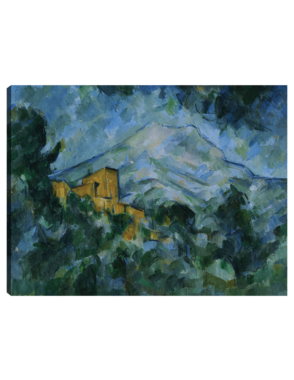 Foto 2 pulgar | Cuadro Decorativo - Mont Sainte-victoire Y Castillo Negro- Paul Cézanne - Religión - 69x92 - Impresión En Lienz
