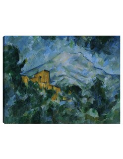 Foto 1 | Cuadro Decorativo - Mont Sainte-victoire Y Castillo Negro- Paul Cézanne - Religión - 69x92 - Impresión En Lienz