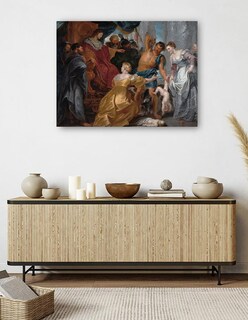 Foto 5 | Cuadro Decorativo - El Juicio De Salomón (1617)- Peter Paul Rubens - Religión - 28x36 - Impresión En Lienzo - Fine A
