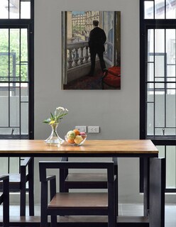Foto 4 | Cuadro Decorativo - Joven En Su Ventana (1876)- Gustave Caillebotte - Fotografía - 28x36 - Impresión En Lienzo - F
