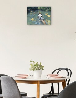 Foto 2 | Cuadro Decorativo - Esquifes (1877)- Gustave Caillebotte - Religión - 69x92 - Impresión En Lienzo - Fine Art Tj