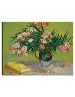 Foto 1 | Cuadro Decorativo - Adelfas (1888)- Vincent Van Gogh - Religión - 69x92 - Impresión En Lienzo - Fine Art Tj
