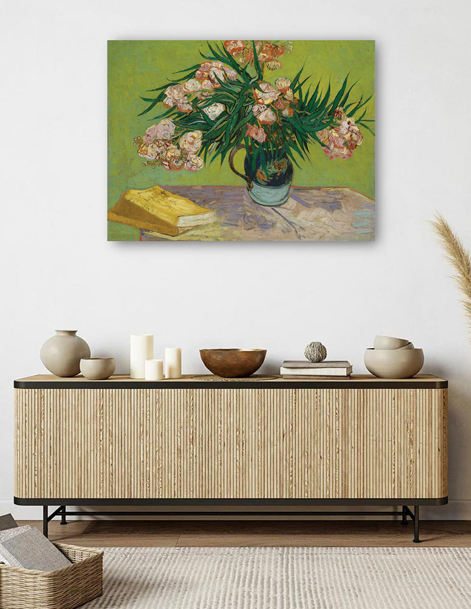 Foto 5 | Cuadro Decorativo - Adelfas (1888)- Vincent Van Gogh - Religión - 69x92 - Impresión En Lienzo - Fine Art Tj