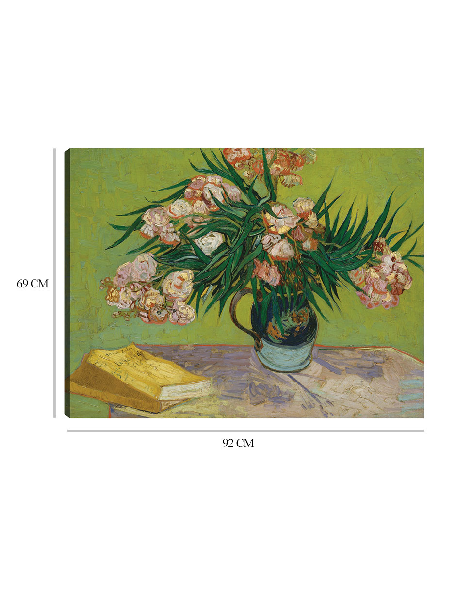 Foto 6 | Cuadro Decorativo - Adelfas (1888)- Vincent Van Gogh - Religión - 69x92 - Impresión En Lienzo - Fine Art Tj