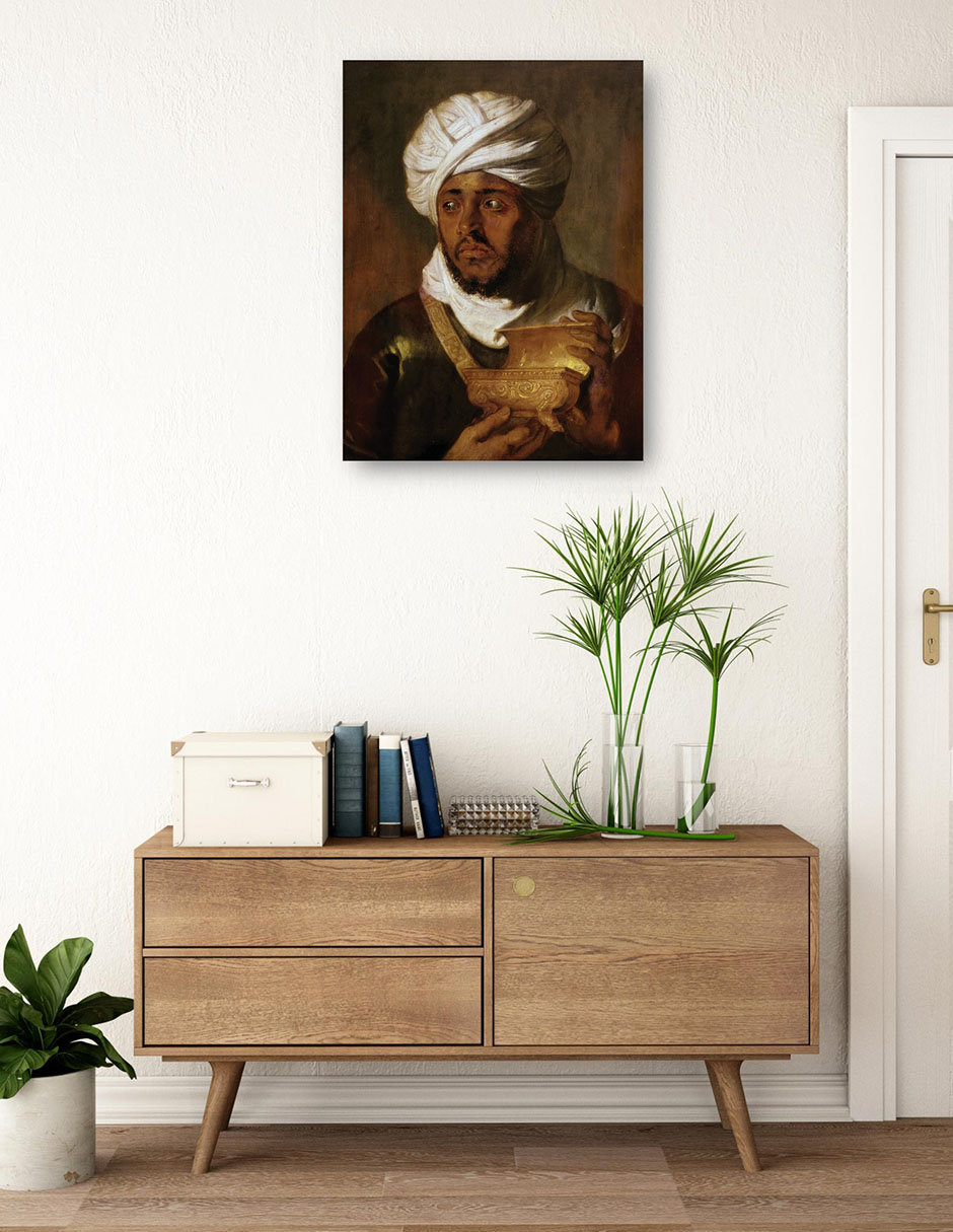 Foto 4 pulgar | Cuadro Decorativo - El Rey Moro (hacia 1618)- Peter Paul Rubens - Fotografía - 46x61 - Impresión En Lienzo - Fine Art