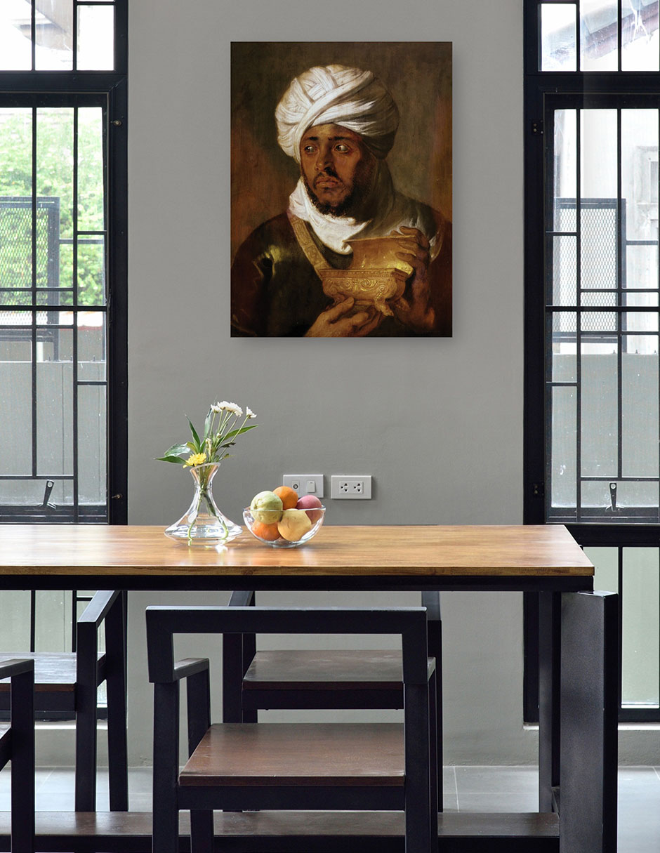 Foto 5 pulgar | Cuadro Decorativo - El Rey Moro (hacia 1618)- Peter Paul Rubens - Fotografía - 46x61 - Impresión En Lienzo - Fine Art