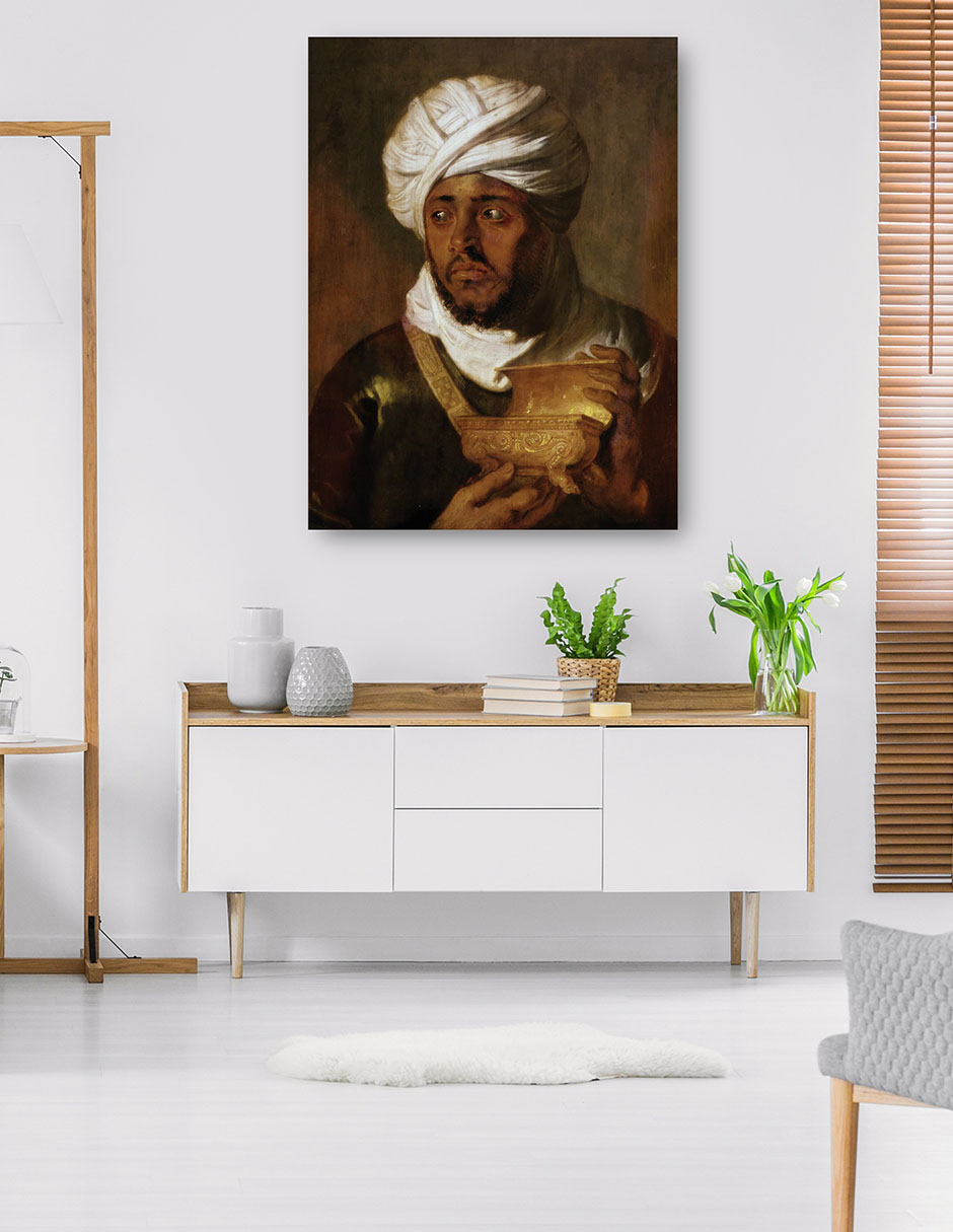 Foto 6 pulgar | Cuadro Decorativo - El Rey Moro (hacia 1618)- Peter Paul Rubens - Fotografía - 46x61 - Impresión En Lienzo - Fine Art
