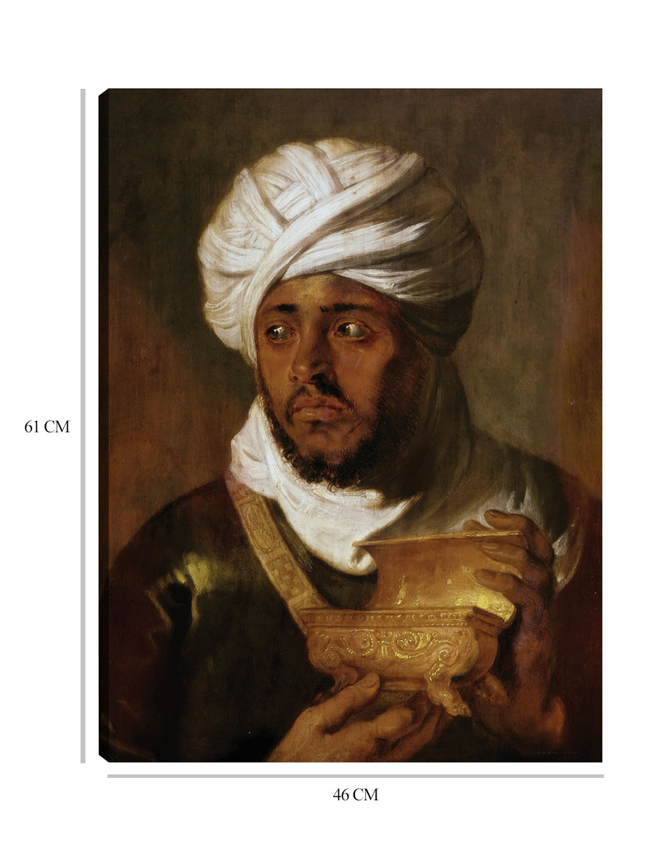 Foto 7 pulgar | Cuadro Decorativo - El Rey Moro (hacia 1618)- Peter Paul Rubens - Fotografía - 46x61 - Impresión En Lienzo - Fine Art