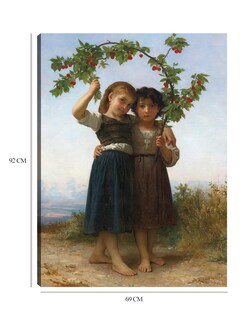 Foto 6 | Cuadro Decorativo - La Rama De Cerezo (1881)- William Bouguereau - Fotografía - 69x92 - Impresión En Lienzo - Fine Ar