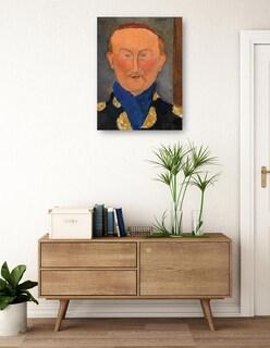 Foto 3 | Cuadro Decorativo - León Bakst, 1917- Amedeo Modigliani - Fotografía - 28x36 - Impresión En Lienzo - Fine Art Tj