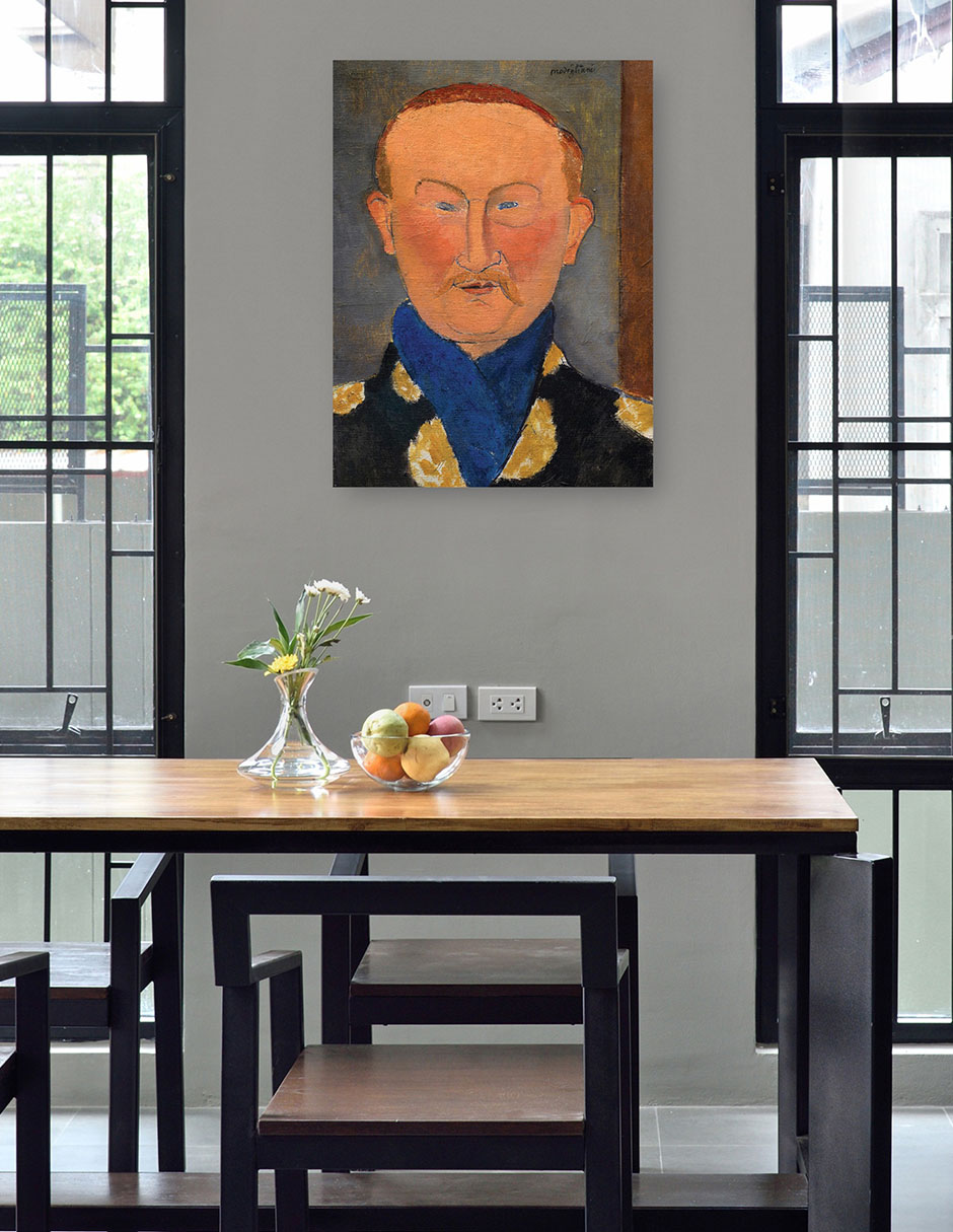 Foto 5 pulgar | Cuadro Decorativo - León Bakst, 1917- Amedeo Modigliani - Fotografía - 28x36 - Impresión En Lienzo - Fine Art Tj